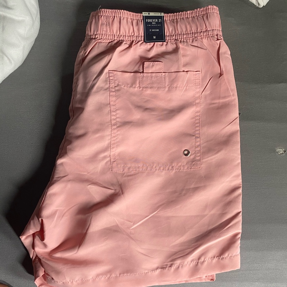 Forever 21 salmon color swim trucks